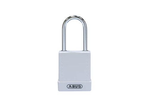 Aluminium safety padlock with white cover 76BS/40 white 