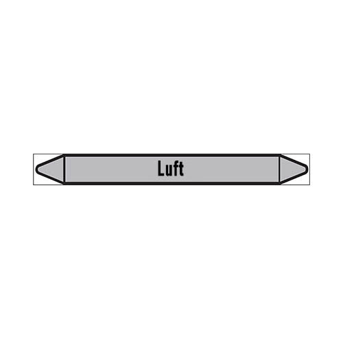 Pipe markers: Luft | German | Luft 