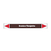 Brady Pipe markers: Benzin | German | Flammable Liquids