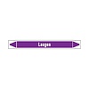 Brady Pipe markers: Soda | German |  Alkalis