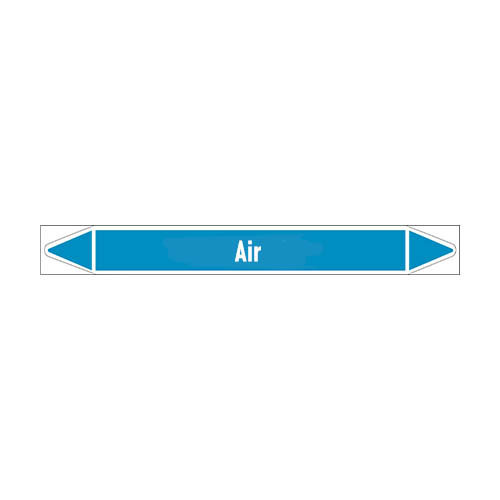 Pipe markers: Purified air | English | Air 