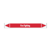 Pipe markers: Foam | English | Fire Fighting