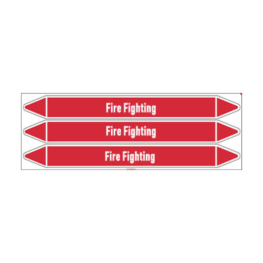 Pipe markers: Sprinkler network | English | Fire Fighting