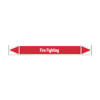 Pipe markers: Sprinkler network | English | Fire Fighting
