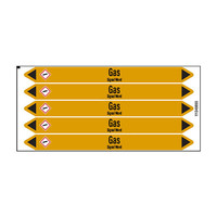 Pipe markers: Ethylene oxide | English | Gas