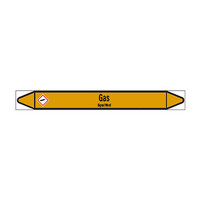 Pipe markers: Methanol | English | Gas