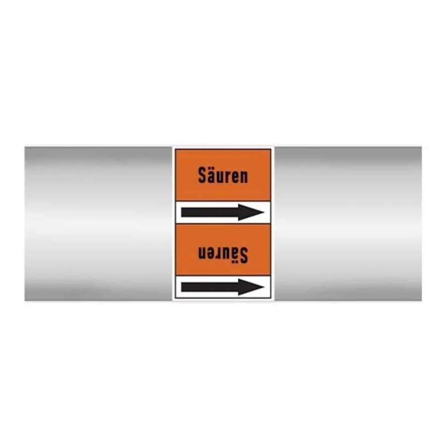 Pipe markers: Fettsäure | German |  Acids