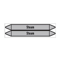 Pipe markers: Steam 4 bar | English | Steam