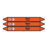 Pipe markers:  Chlorschwefelsäure | German | Acids