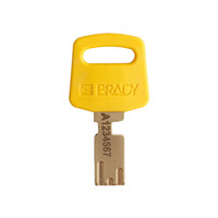 SafeKey Compact nylon safety padlock yellow 150181