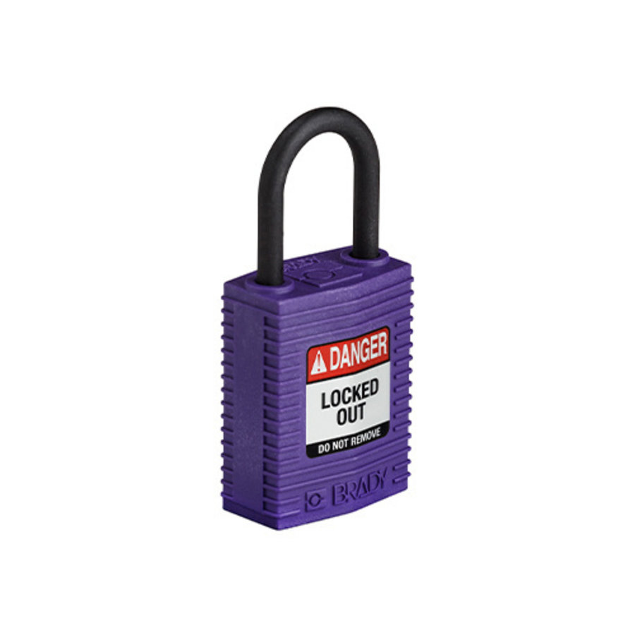 SafeKey Compact nylon safety padlock purple 150186