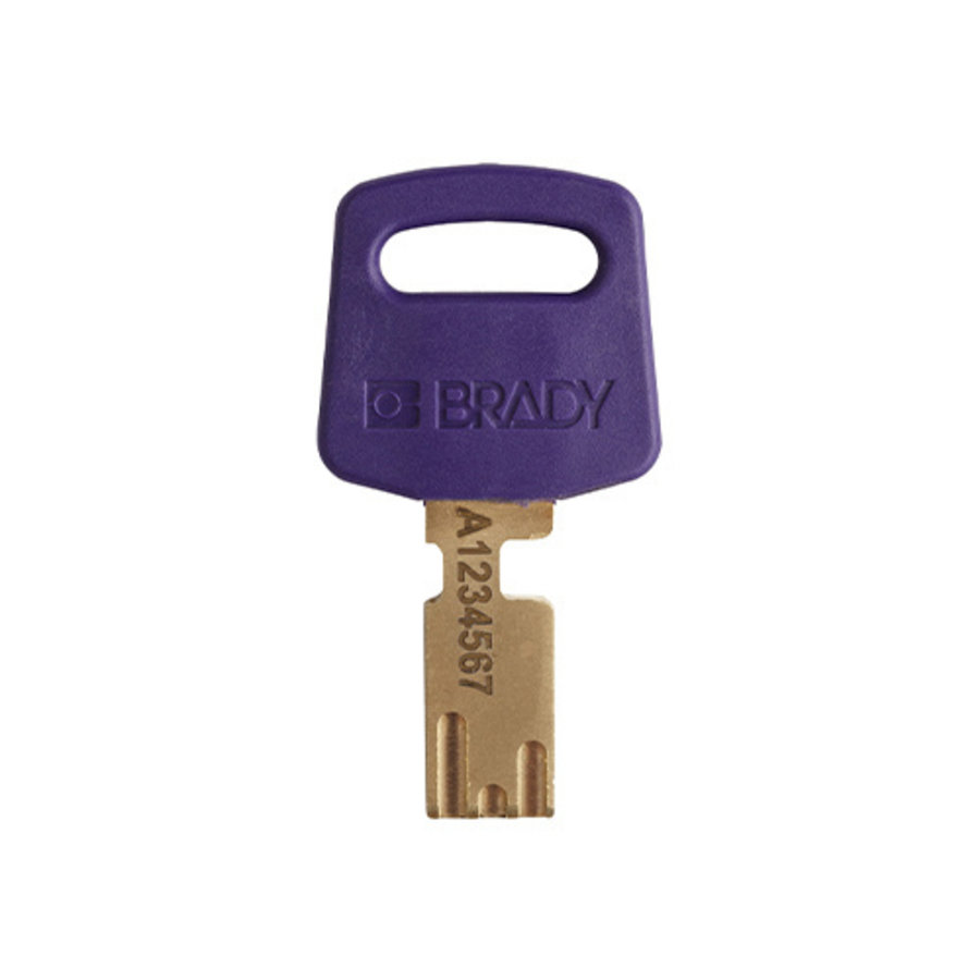 SafeKey Compact nylon safety padlock purple 150186