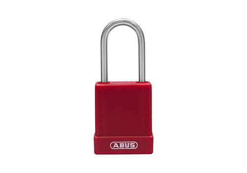 Aluminium safety padlock with red cover 76IB/40 red 