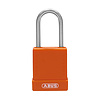 Aluminium safety padlock with orange cover 76IB/40 orange