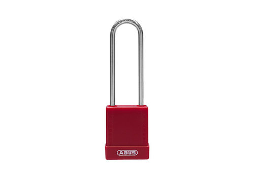 Aluminium safety padlock with red cover 76IB/40HB75 red 