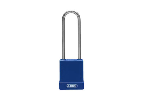 Aluminium safety padlock with blue cover 76IB/40HB75 blue 