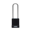 Abus Aluminium safety padlock with black cover 84858