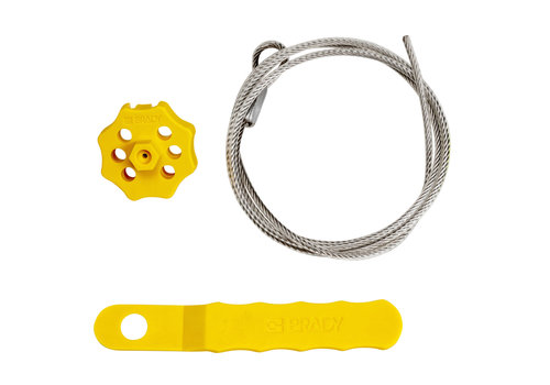 Extra secure Cable lockout yellow 152268 - 122245 