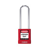 Abus Aluminum safety padlock with red  cover 79584