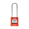 Abus Aluminum safety padlock with orange cover 85583