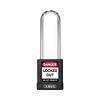 Abus Aluminum safety padlock with black cover 85586