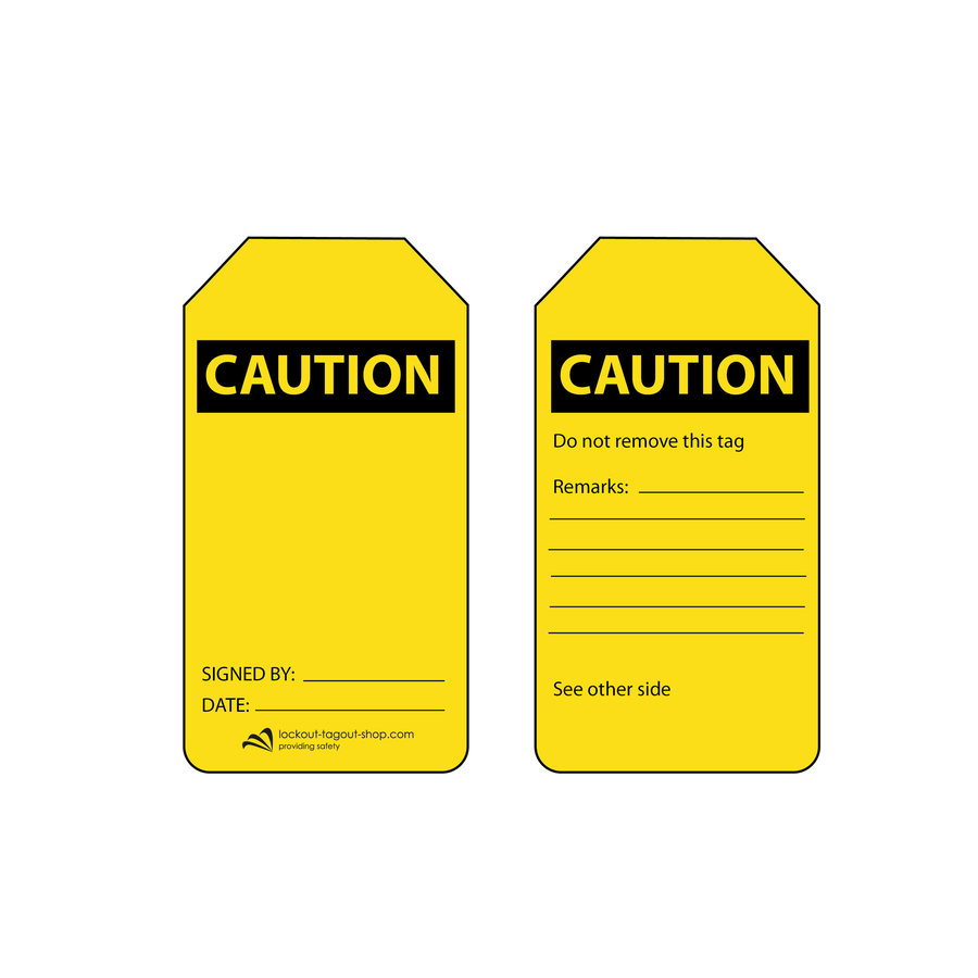Safety tags Guardian Extreme blank (5 pcs)