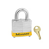 Master Lock Laminated steel padlock yellow 3YLW