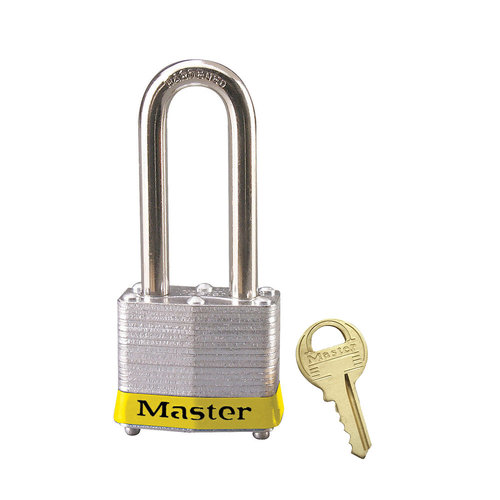 Laminated steel padlock yellow 3LHYLW 