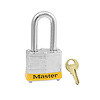 Master Lock Laminated steel padlock yellow 3LFYLW