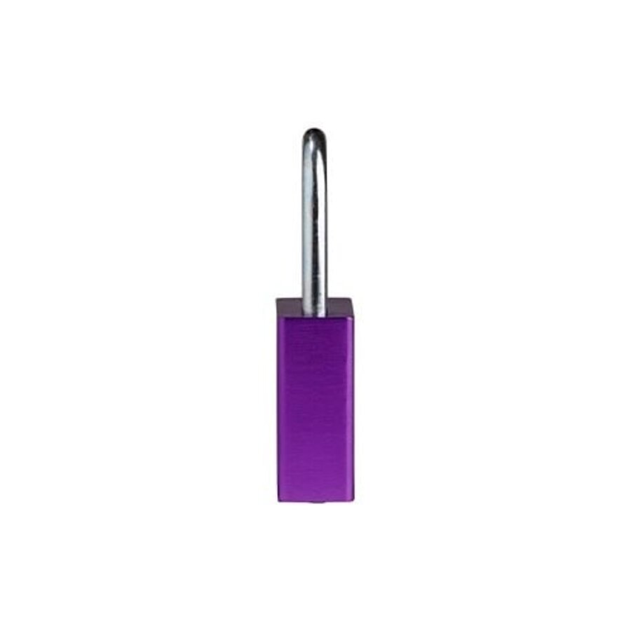 SafeKey Aluminium safety padlock Purple 6-pack 150347