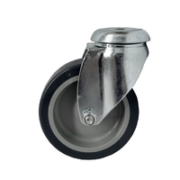 Polyurethane castor set 4 swivel castors for LOTO Station