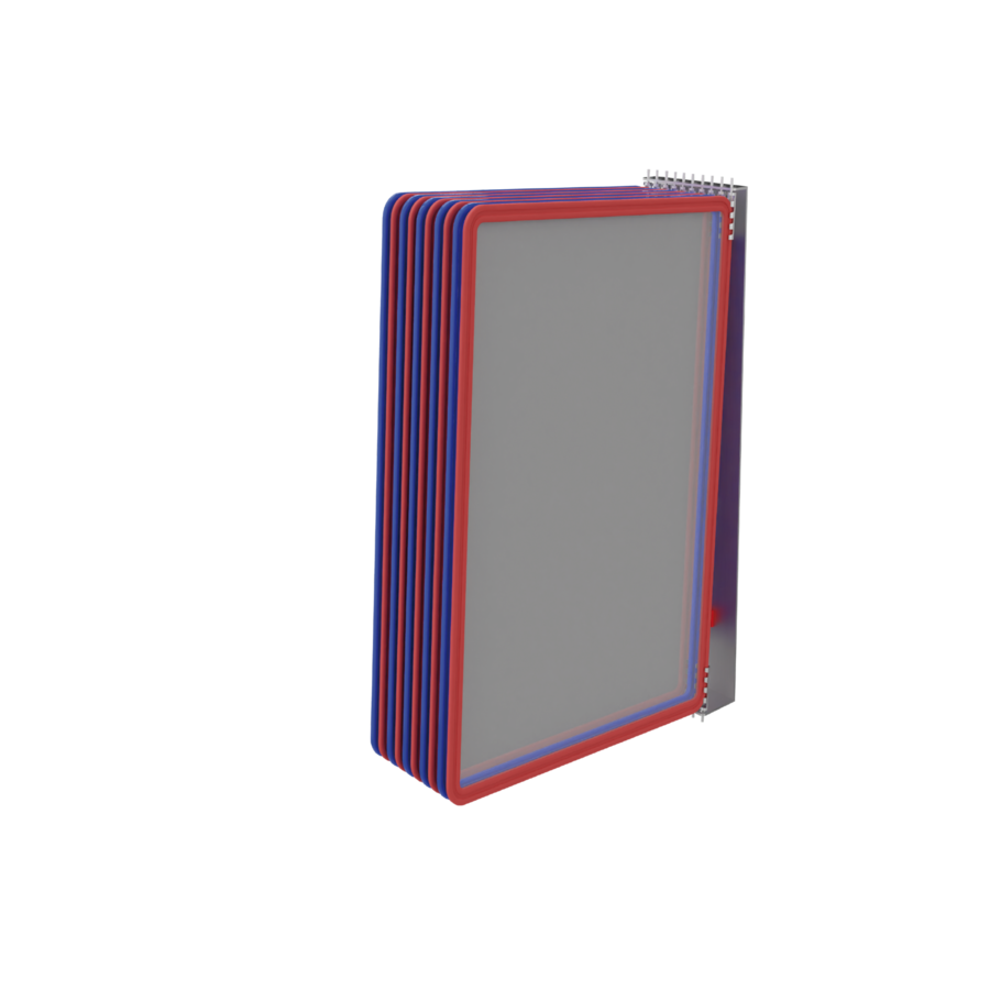 Transparent document holder A4 for ABAX GUARD