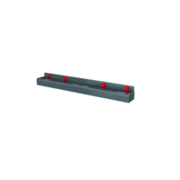 Padlock holder for 15 locks for ABAX GUARD Lock Station