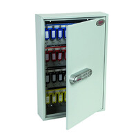 Key Cabinet with 64 Hooks and Key Lock