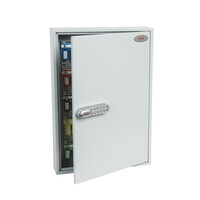 Key Cabinet with 100 Hooks and Key Lock