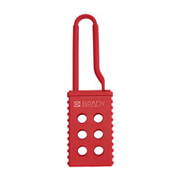 Brady Red Non-conductive Lockout-Tagout Hasp 325581