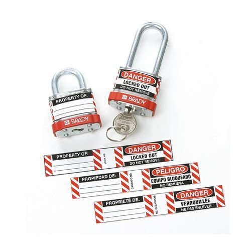 Labels for Steel Padlocks 