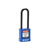 Brady Aluminum safety padlock with plastic cover blue 834474