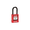 Brady Aluminum safety padlock with composite cover red 834470