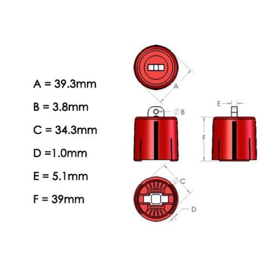 SMC air line regulator lockout device 064540-064539