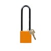 Brady Nylon compact safety padlock orange 814149