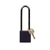 Nylon compact safety padlock black 814145