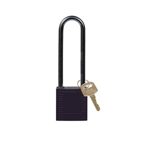 Nylon compact safety padlock black 814145 