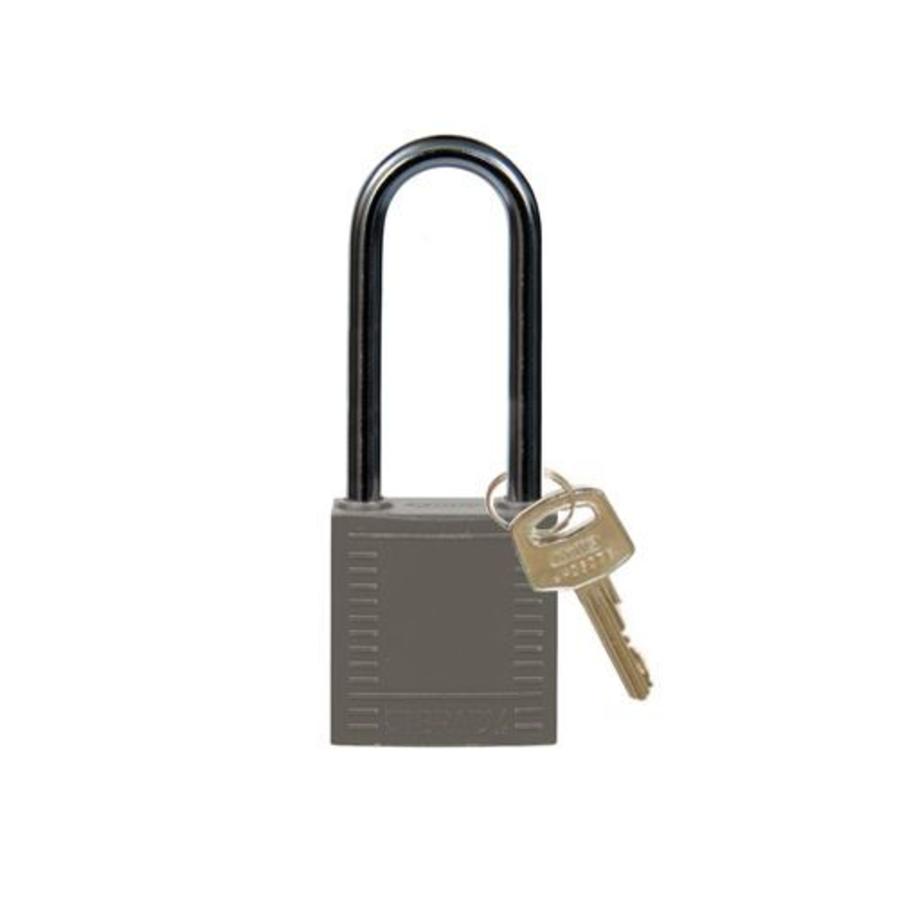 Nylon compact safety padlock gray 814143