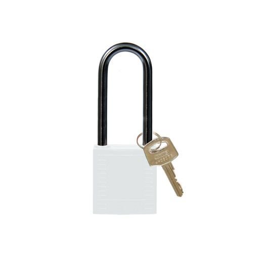 Nylon compact safety padlock white 814142 