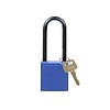 Brady Nylon compact safety padlock blue 814134