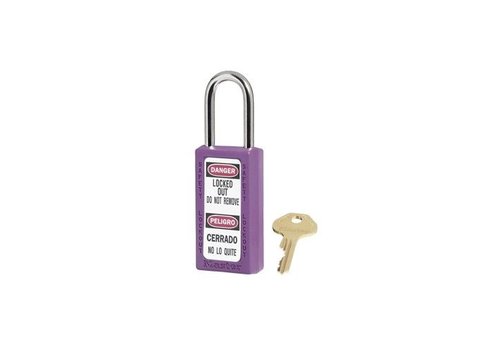 Safety padlock purple 411PRP - 411KAPRP 