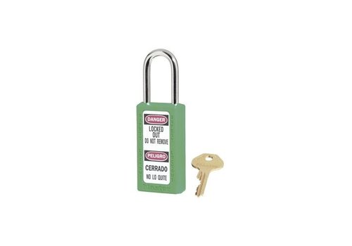 Safety padlock green 411GRN - 411KAGRN 