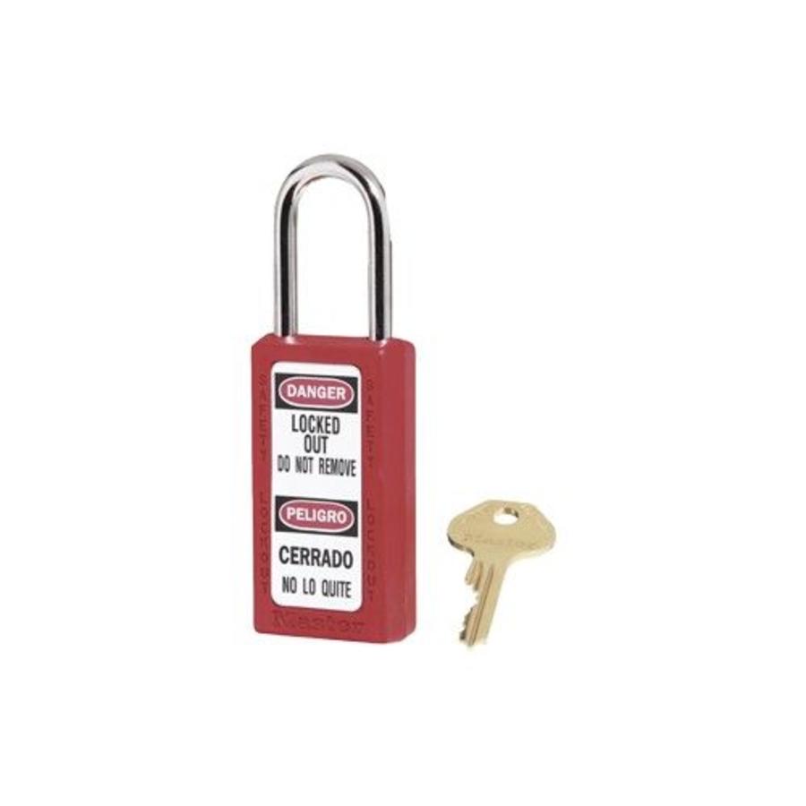 Safety padlock red 411RED - 411KARED