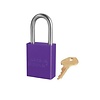 Master Lock Anodized aluminium safety padlock purple S1106PRP